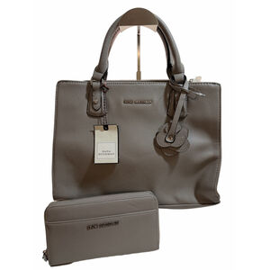 Women's Dana Buchman Taupe Satchel & Wallet Set, One Size